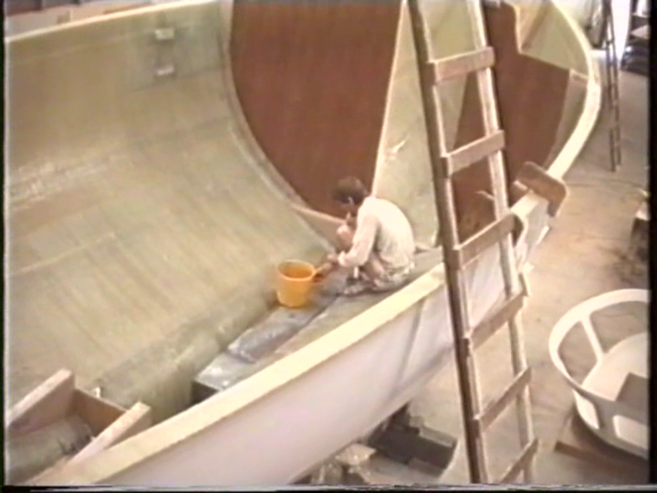 Building of Arends 33 Hull #49