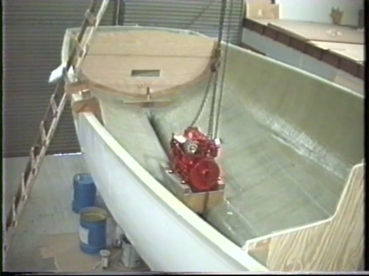 Building of Arends 33 Hull #49